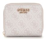 GUESS Laurel SLG Small Zip Around Wallet Dove Logo GUESS Laurel SLG Small Zip Around Wallet Dove Logo