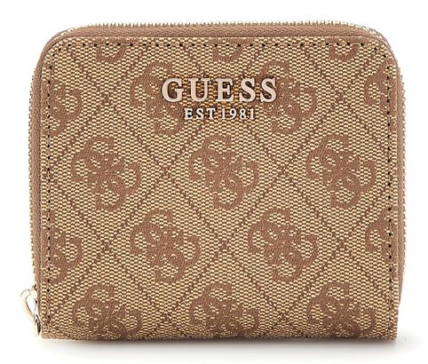 GUESS Laurel Zip Around Wallet S Latte Logo