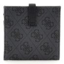GUESS Laurel SLG Tab Card Case Coal Logo