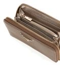 GUESS Laurel SLG Medium Zip Around Wallet Dark Taupe