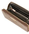 GUESS Eco Erica SLG Medium Zip Around Wallet Latte Logo GUESS Eco Erica SLG Medium Zip Around Wallet Latte Logo