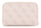 GUESS Laurel SLG Medium Zip Around Wallet Dusty Rose Logo GUESS Laurel SLG Medium Zip Around Wallet Dusty Rose Logo