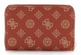 GUESS Laurel Zip Around Wallet M Ginger Logo
