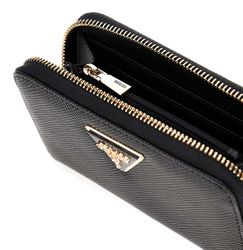 【ブラック(BLA)】GUESS 財布(W)LAUREL Slg Medium Zip Around GUESS-Geldboerse-Laurel-SLG-