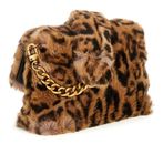 GUESS Samia Flap Shoulder Bag Leopard GUESS Samia Flap Shoulder Bag Leopard
