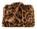 GUESS Samia Flap Shoulder Bag Leopard GUESS Samia Flap Shoulder Bag Leopard