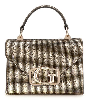 GUESS Zalina Mini Top Handle Flap Gold