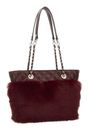 GUESS Lise Small Tote Bag Burgundy