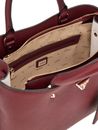 GUESS Meridian Girlfriend Satchel Burgundy