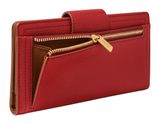 FOSSIL Logan RFID Tab Clutch Garnet
