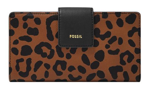 FOSSIL Logan Tab Clutch Leopard