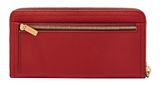 FOSSIL Logan RFID Zip Around Clutch Garnet