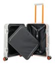 travelite Next 4W Trolley S Silver - Orange