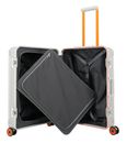 travelite Next 4W Trolley M Silver - Orange