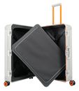 travelite Next 4W Trolley L Silver - Orange