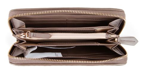 VALENTINO Frequency Re Zip Around Wallet Taupe | Buy bags