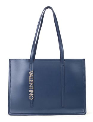 VALENTINO Wall Re Shopping Bag Blu