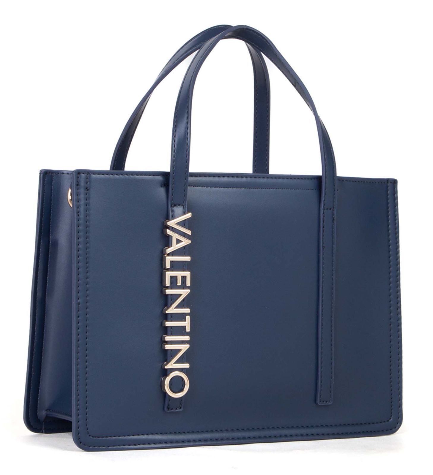 VALENTINO Wall Re Shopping Bag Blu VALENTINO Wall Re Shopping Bag Blu