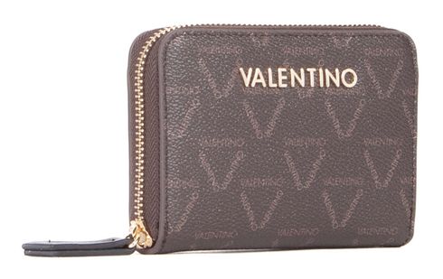 VALENTINO Lady Re Zip Around Wallet Moro / Nero