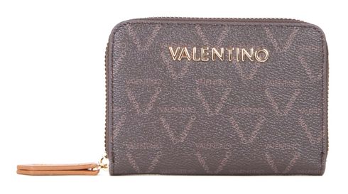 VALENTINO Lady Re Zip Around Wallet Moro / Cuoio