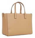 TOMMY HILFIGER Th Soft Logotape Satchel Safari Canvas