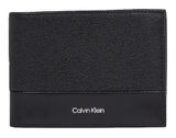 Calvin Klein CK Must Trifold Wallet 10CC With Coin Black Caviar Grain / Smooth Calvin Klein CK Must Trifold Wallet 10CC With Coin Black Caviar Grain / Smooth
