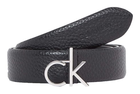 Calvin Klein CK Daily Logo Buckle Belt W70 Black