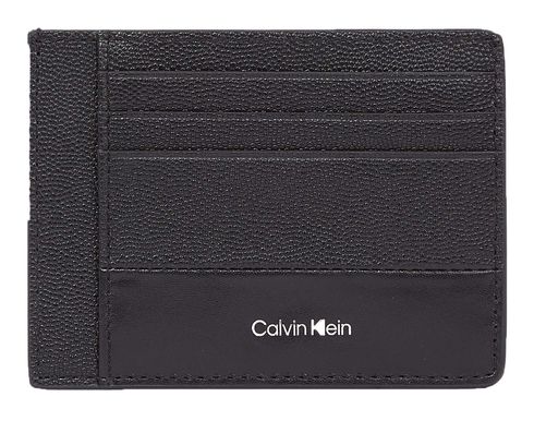 Calvin Klein CK Must Cardholder Black Caviar Grain / Smooth