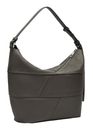 LIEBESKIND BERLIN Edda Calf Optic Hobo Bag M Dark Grigio