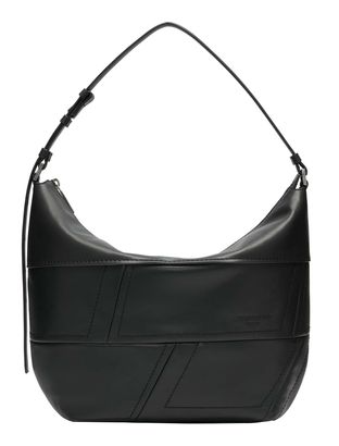 LIEBESKIND BERLIN Edda Calf Optic Hobo Bag M Black