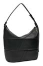 LIEBESKIND BERLIN Edda Calf Optic Hobo Bag M Black