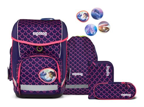 ergobag Lumi-Edition Cubo Set 5-teilig PerlentauchBär