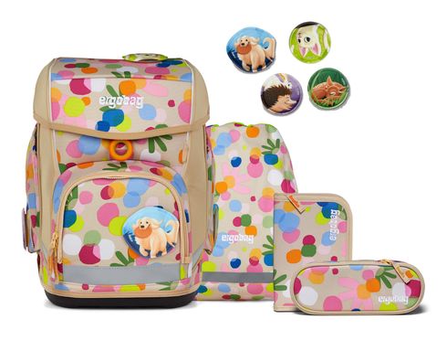 ergobag Eco Hero-Edition Cubo Set 5-teilig Flower PowBär