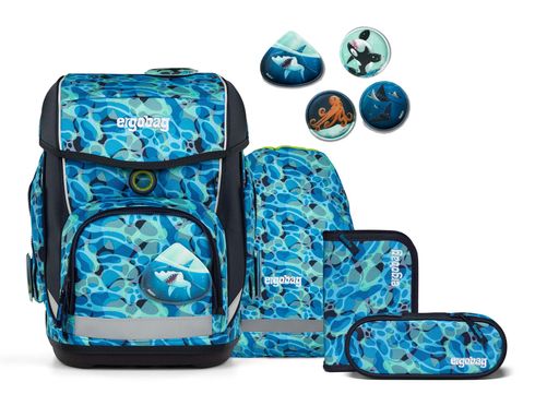 ergobag Eco Hero-Edition Cubo Set 5-teilig AbtauchBär