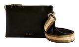 Ted Baker Darceyy Branded Webbing Leather Crossbody Bag Jet - Black