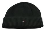 TOMMY HILFIGER Flag Pima Beanie & Gloves Giftpack Black