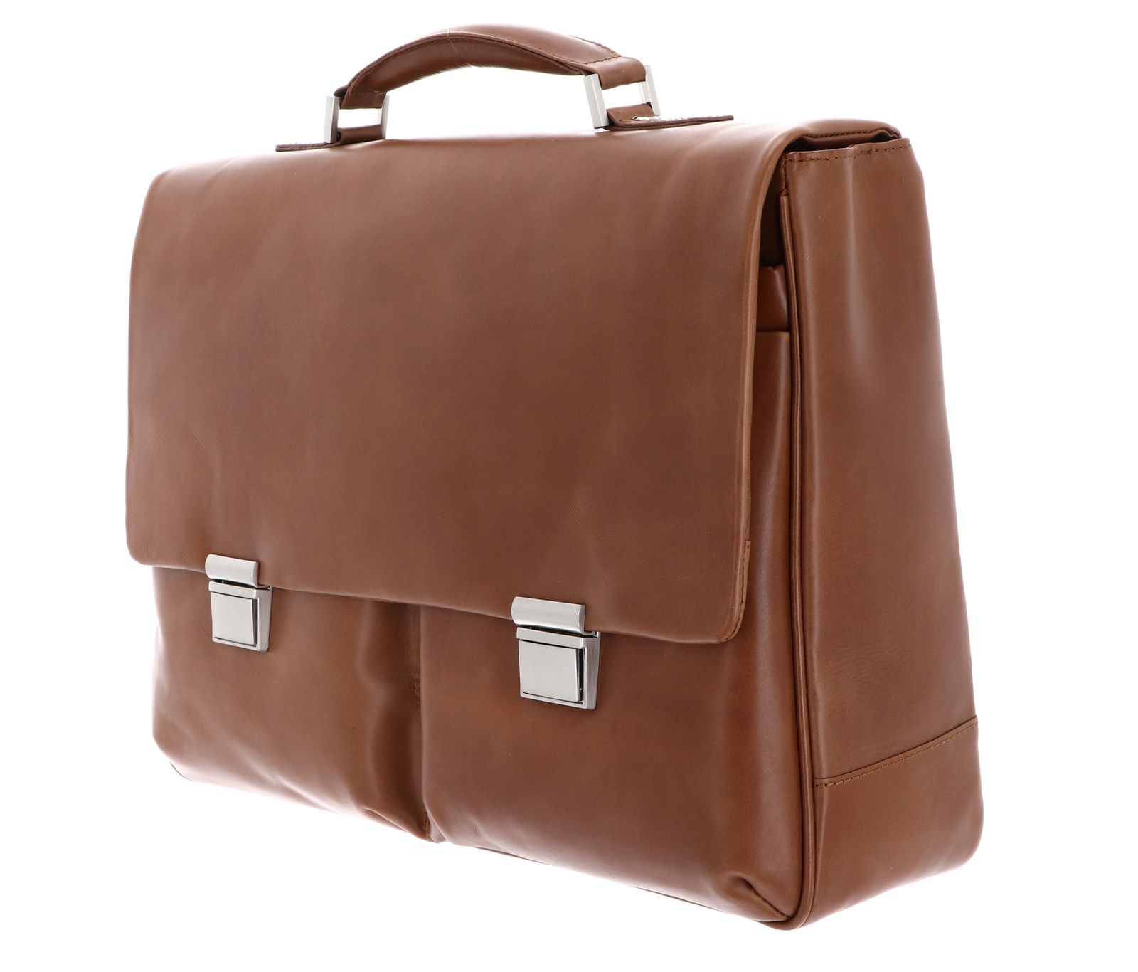LEONHARD HEYDEN Chicago Briefcase 2 Compartments Brown LEONHARD HEYDEN Chicago Briefcase 2 Compartments Brown