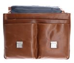 LEONHARD HEYDEN Chicago Briefcase 2 Compartments Brown