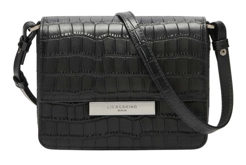 LIEBESKIND BERLIN Alex New Croco Crossbody S Black