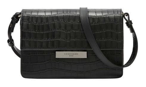 LIEBESKIND BERLIN Alex New Croco Crossbody M Black