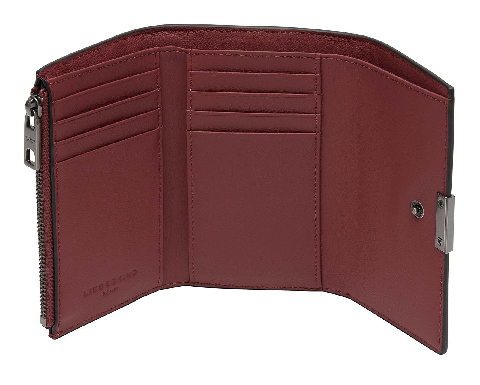 Liebeskind Berlin Portafoglio Trudie BEA Small Donna - Pelle Pieno Fiore, Cayenne Powder, Con Protezione RFID E Slot Per Schede