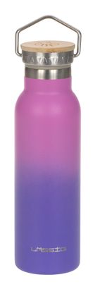 Lässig Unique Collection Double Walled Bottle Stainless Steel Gradient Purple