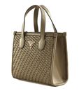 GUESS Silvana 2 Compartment Mini Tote XS Dark Taupe GUESS Silvana 2 Compartment Mini Tote XS Dark Taupe