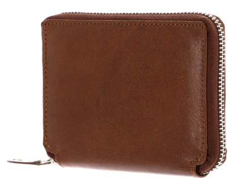 LEONHARD HEYDEN Cambridge Zip Around Wallet Cognac