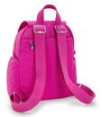 kipling Basic City Zip Mini Backpack Glowing Fuchsia kipling Basic City Zip Mini Backpack Glowing Fuchsia