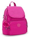 kipling Basic City Zip Mini Backpack Glowing Fuchsia kipling Basic City Zip Mini Backpack Glowing Fuchsia