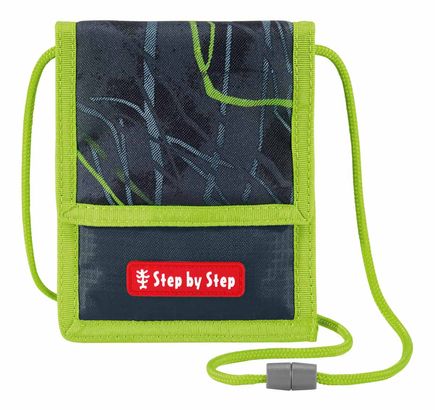 Step by Step Neck Pouch Danger Cat Chiko