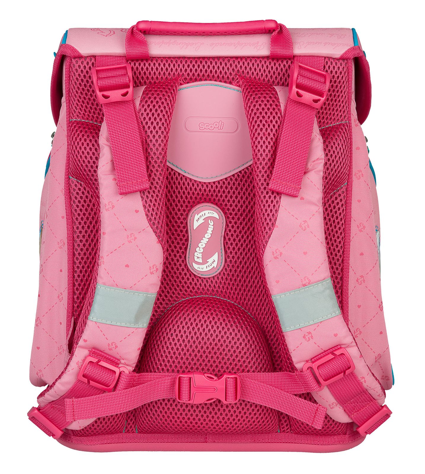 Set Scolaire Scooli EasyFit 5 Pièces – Cartable Ergonomique Avec étui Et Accessoires, Design Stitch