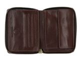 LEONHARD HEYDEN Cambridge Zip Around Wallet Red Brown LEONHARD HEYDEN Cambridge Zip Around Wallet Red Brown