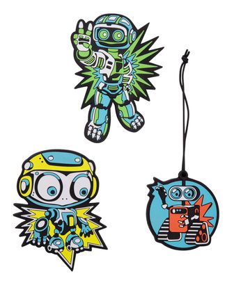 DerDieDas Wechselbuttons Blue Robot